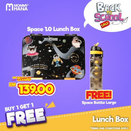 BACK TO SCHOOL-BUY1FREE1 (SPACE 1.0 LUNCH BOX+SPACE 1.0 BOTTLE LARGE FREE)