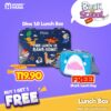 BACK TO SCHOOL-BUY1FREE1 (DINO 1.0 LUNCH BOX+SHARK LUNCH BAG FREE)