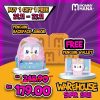 SAVE MORE BUY 1 FREE 1 – PENGUIN BACKPACK JUNIOR 1 UNIT FREE PENGUIN PENCIL CASE 1 UNIT